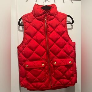 J.Crew Red Puffer Vest!